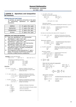 G11 General Mathematics 1st Semester Guide | PDF | Function ...