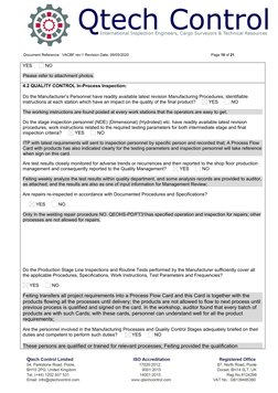 Document Reference:  VACBF rev:1 Revision Date: 09/05/2020
Page 10 of 21
YES     
 NO     
Please refer to attachment photos.