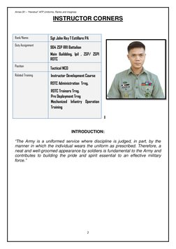 AFP Uniforms, Ranks, and Insignias Guide | PDF | Military Rank | Sergeant