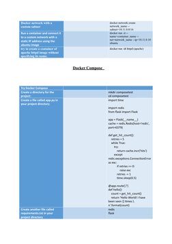 Docker Commands Cheat Sheet | PDF | Networking | Internet & Web