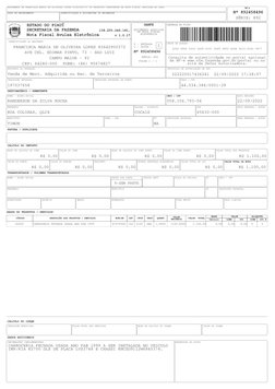 NF-e
DATA DE RECEBIMENTO
IDENTIFICAÇÃO E ASSINATURA DO RECEBEDOR
Nº 892458496
SÉRIE: 892
RECEBEMOS DE FRANCISCA MARIA DE OLIV