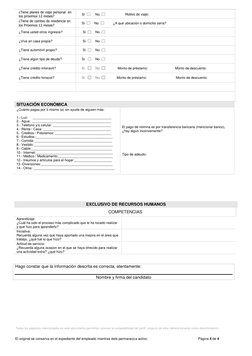 El original se conserva en el expediente del empleado mientras éste permanezca activo. 
 
 
 
Página 4 de 4 
¿Tiene planes de