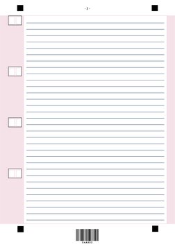 IB Answer Booklet 1 - 4 Pages - NEW | PDF