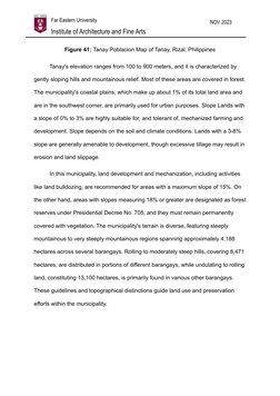 NOV 2023
            Far Eastern University
            Institute of Architecture and Fine Arts
Figure 41: Tanay Poblacion Ma