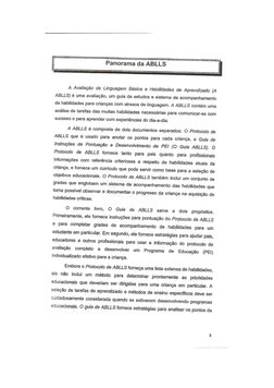 Manual Ablls R | PDF