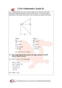 CAMI Mathematics
athematics
athematics
athematics: Grade 10
: Grade 10
: Grade 10
: Grade 10 
 
 
(d)    A buil