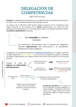 previamente aprobada por los órganos de
los que dependan el órgano delegante y el
órgano delegado, o aceptada por este último