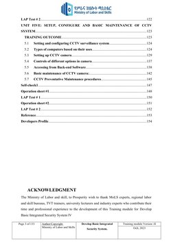 TTLM Develop Basic Integrated Security System | PDF | Closed Circuit ...
