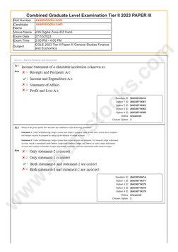 SSC CGL 2023 Tier II Paper III | PDF | Vocational Education | Student ...