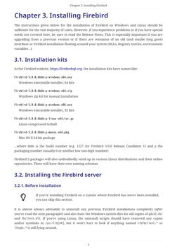 Firebird 5 Quick Start Guide | PDF | Installation (Computer Programs ...
