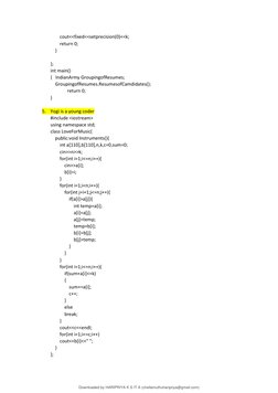 OOPS ELAB Solutions for SRM 2024 | PDF | Namespace | Computer Programming