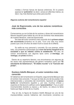 moldes o formas típicas de épocas anteriores. En la poesía 
aparece la “polimetría” es decir, versos en diferntes metros, es