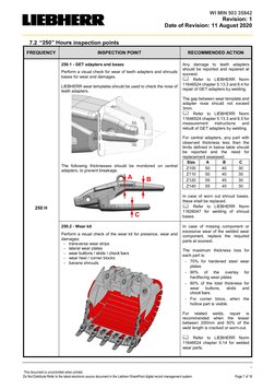 Liebherr Bucket Inspection and Repair Guide | PDF | Nondestructive ...