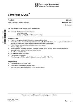 This document has 20 pages. Any blank pages are indicated. 
IB21 06_0625_23/3RP 
 
© UCLES 2021 
 
[Turn over
 
*51376070