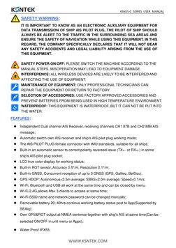 KSN55-C AIS Receiver User Manual | PDF | Electrical Connector
