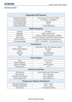 KSN55-C AIS Receiver User Manual | PDF | Electrical Connector