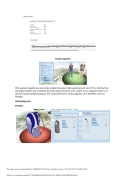 Backpack Analysis ML Backpacks Marketing Simulation Report | PDF | Marketing | Retail
