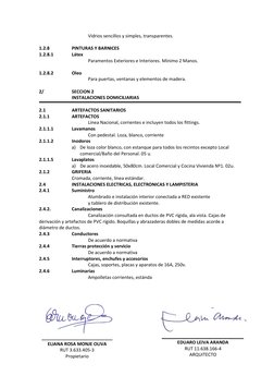 Vidrios sencillos y simples, transparentes. 
 
1.2.8 
 
PINTURAS Y BARNICES  
1.2.8.1  
Látex 
 
 
 
Paramentos Exter