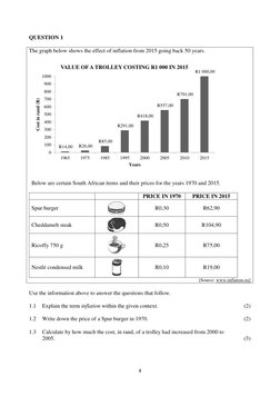 Math Lit Inflation Inflation Concepts for Grade 11-12 Maths Lit | PDF | Inflation | Prices