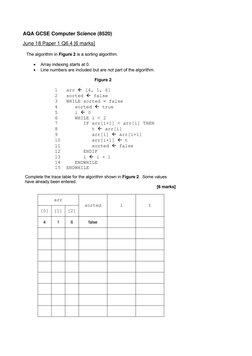AQA GCSE Computer Science (8520) 
June 18 Paper 1 Q6.4 [6 marks] 
 
