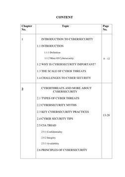 Introduction to Cybersecurity Overview | PDF | Security | Computer Security