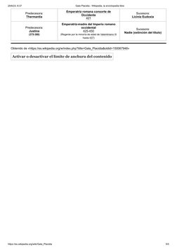 25/6/23, 8:37
Gala Placidia - Wikipedia, la enciclopedia libre
https://es.wikipedia.org/wiki/Gala_Placidia
5/5
Predecesora:
T