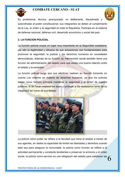 Suat Funciones y Significado de la SUAT PNP | PDF | Policía | Seguridad nacional
