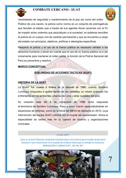 Suat Funciones y Significado de la SUAT PNP | PDF | Policía | Seguridad nacional