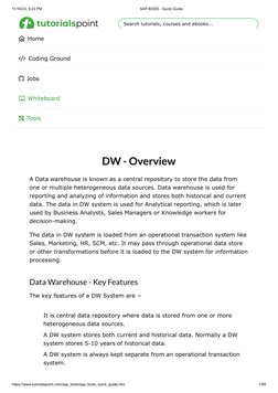11/16/23, 9:22 PM
SAP BODS - Quick Guide
https://www.tutorialspoint.com/sap_bods/sap_bods_quick_guide.htm
1/99
Menu (https://