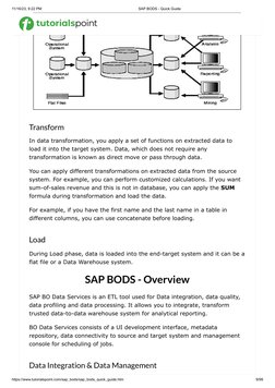(https://www.tutorialspoint.com/)11/16/23, 9:22 PM
SAP BODS - Quick Guide
https://www.tutorialspoint.com/sap_bods/sap_bods_q