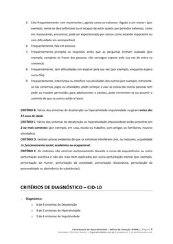 Perturbação de Hiperatividade / Défice de Atenção (PHDA) – Página 4  
Formador: Octávio Moura | hiperatividade.com.pt | disle