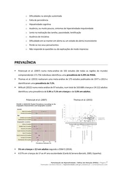 Perturbação de Hiperatividade / Défice de Atenção (PHDA) – Página 7  
Formador: Octávio Moura | hiperatividade.com.pt | disle