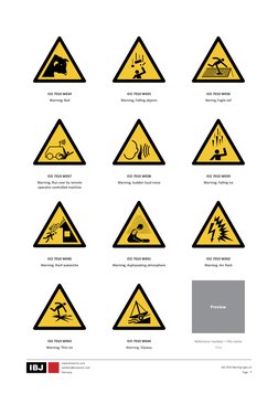 Reference number = File name
Title
Preview
4
ISO 7010 Warning signs.csl
Page
Germany
symbols@bravecroc.com 
www.bravecroc.com