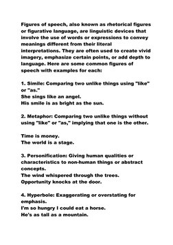 Understanding Figures of Speech | PDF | Metaphor | Linguistics