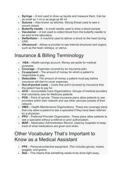 Medical Assistant Procedures.pdf Medical Assistant Terminology Guide | PDF | Anatomical Terms Of ...