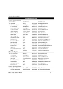 Central Administration
Central Administration
Office of the Vice Chancellor
Dr. Sudhir K Jain
Vice-Chancellor
skjain@bhu.ac.i