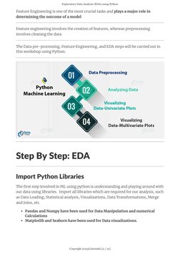 Exploratory Data Analysis (EDA) Using Python | PDF | Data Analysis ...