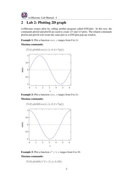 wxMaxima Lab Manual for Mathematics | PDF | Ordinary Differential ...