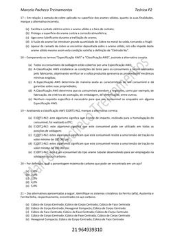 Marcelo Pacheco Treinamentos                                                                    Teórica P2   
21 964939310