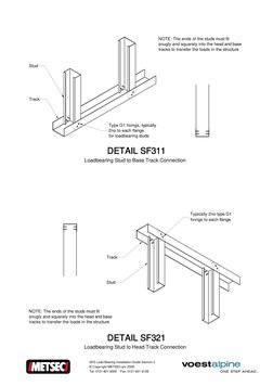 Metsec SFS Load Bearing Installation Guide | PDF | Framing ...