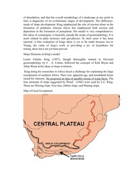 King's Model | PDF | Geomorphology | Erosion