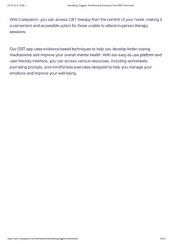 24.10.23 г., 9:02 ч.
Identifying Triggers Worksheet & Example | Free PDF Download
https://www.carepatron.com/templates/identi