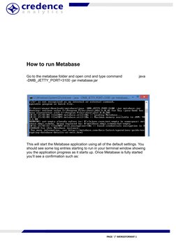 Metabase Installation and Configuration Guide | PDF | Java (Programming ...