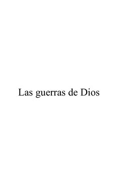 Las guerras de Dios
