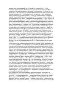 pregunté sobre su afirmación de que el "otro-de-Él" es nuestro Dios y a Él le 
serviremos, y me respondes sobre las acciones