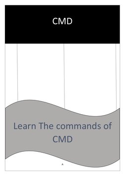  
A
 
 
 
 CMD
 
 
Learn The commands of 
CMD
 
