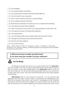 Q1 SHS Personal Development Module 1 | PDF | Self Concept | Learning