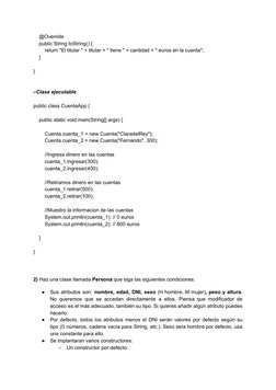 Ejercicios Resueltos de POO en Java | PDF | Constructor (Programación ...