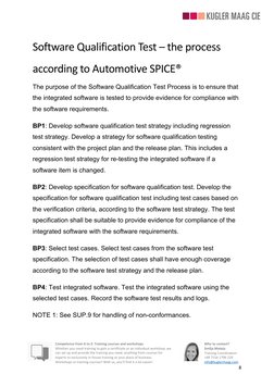 Whitepaper Automotive-Spice en Swe6 Software-Qualification-Test | PDF ...