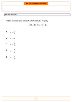 Imat Question Pattern IMAT Past Mathematics Questions Archive | PDF | Games & Activities